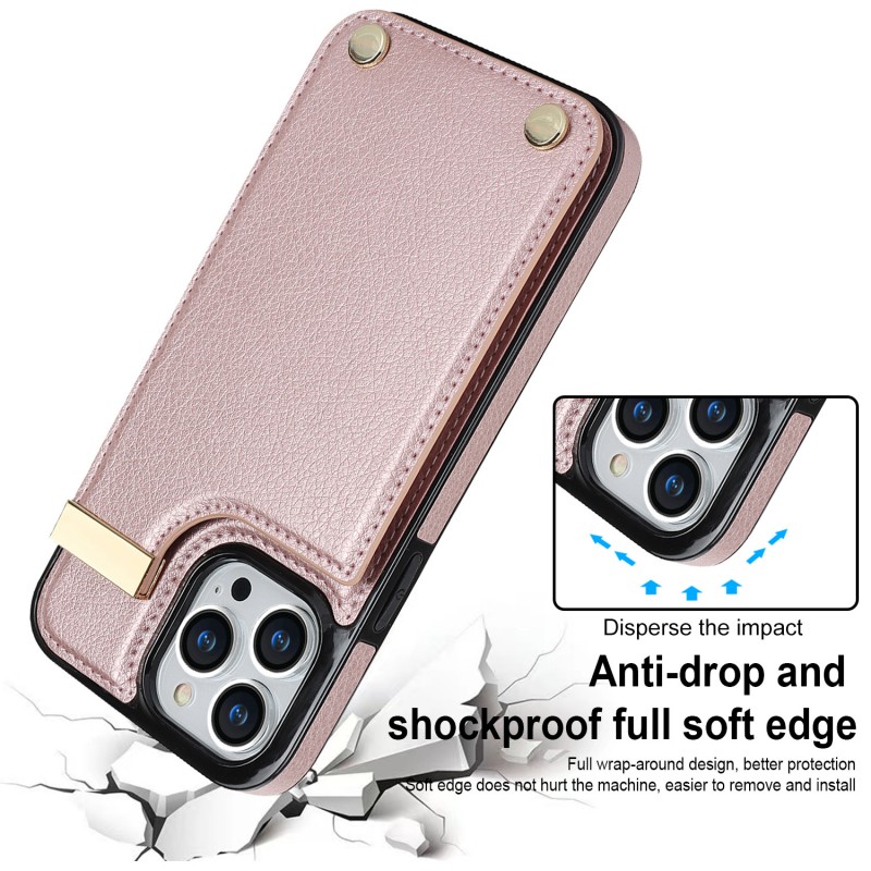 Leather Insert Card Phone Case